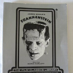 1974 Film Classics Library: Frankenstein - James Whale's P/B table book